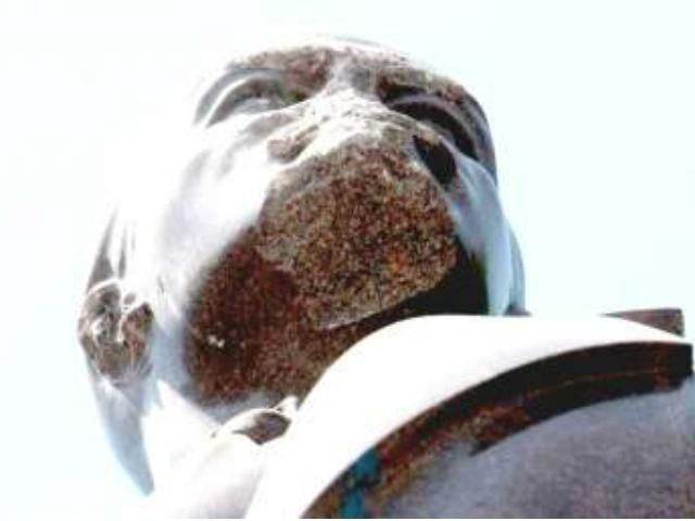 На Запорожье повредили 2 памятника и 1 бюст Ленину На Запорожье повредили 2 памятника и 1 бюст Ленину