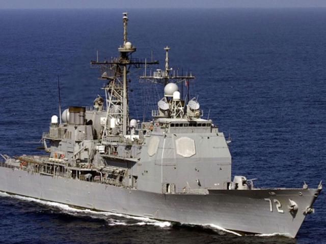 Американський крейсер увійшов у води Чорного моря Американський крейсер увійшов у води Чорного моря