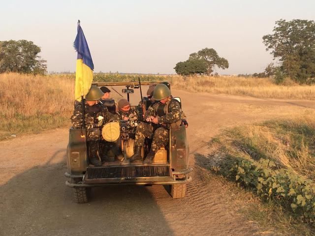 Штурм террористов батальоном "Кривбасс" (Фото)