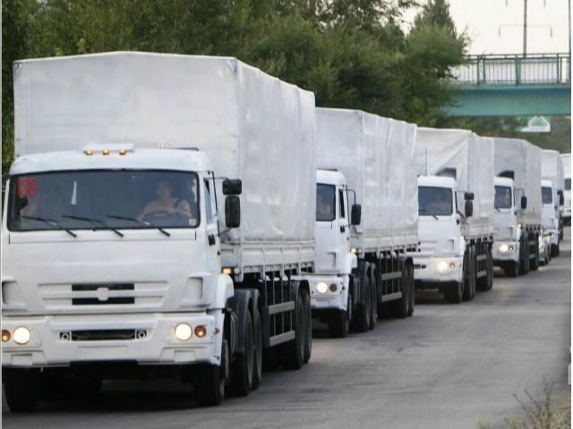 У РНБО не знають напрямок руху колони з "гуманітарною допомогою" з Росії