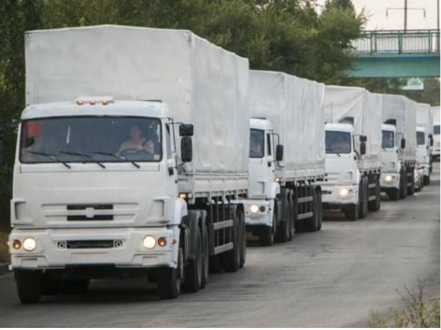 Сто машин с российской "гуманитаркой" остановились на ночь в Воронеже