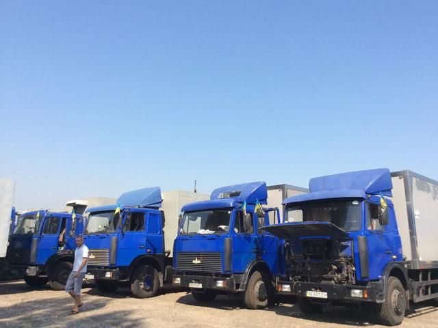 Вся українська частина гуманітарної допомоги передана МКЧХ Вся українська частина гуманітарної допомоги передана МКЧХ