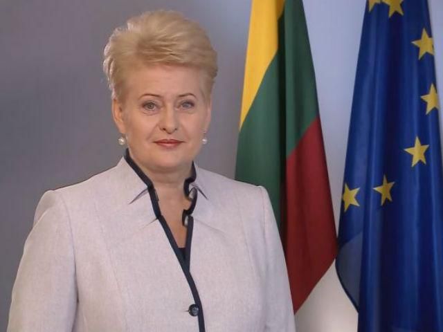 Президент Литви привітала Україну з Днем Незалежності 