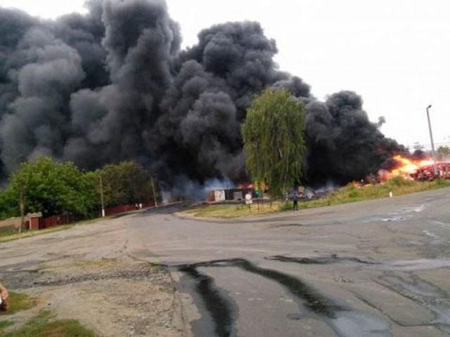 В результате пожара на станции "Городище" сгорело 25 домов, — РГА (Фото)