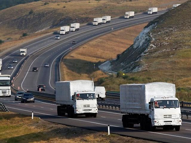 "Гуманитарный конвой" из РФ следует без сопровождения Красного Креста "Гуманитарный конвой" из РФ следует без сопровождения Красного Креста