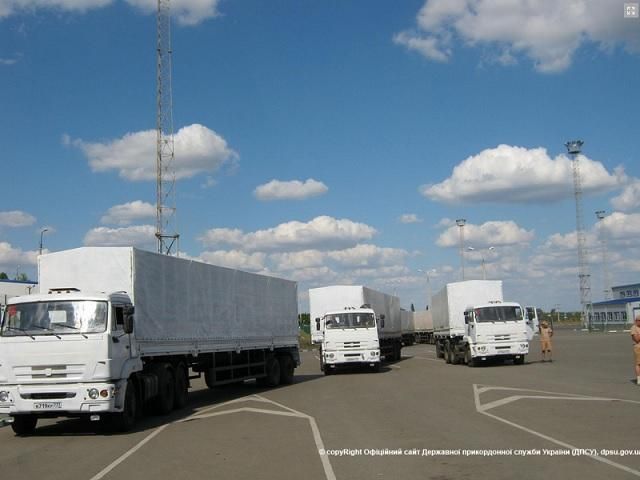 145 грузовиков российской "гуманитарки" — в Украине