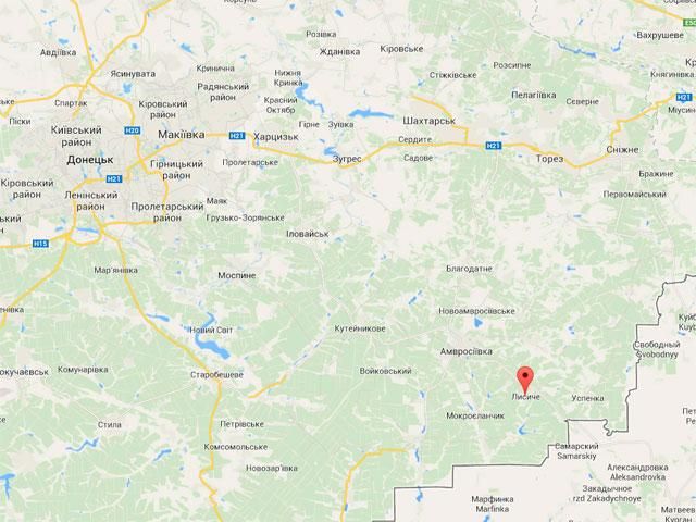 Нацгвардія знищила три КамАЗи та два БТРи терористів біля Амвросіївки Нацгвардія знищила три КамАЗи та два БТРи терористів біля Амвросіївки