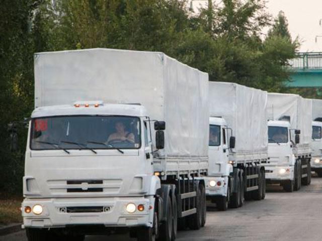 184 грузовика российского "гумконвоя" выехали из Украины, — СНБО