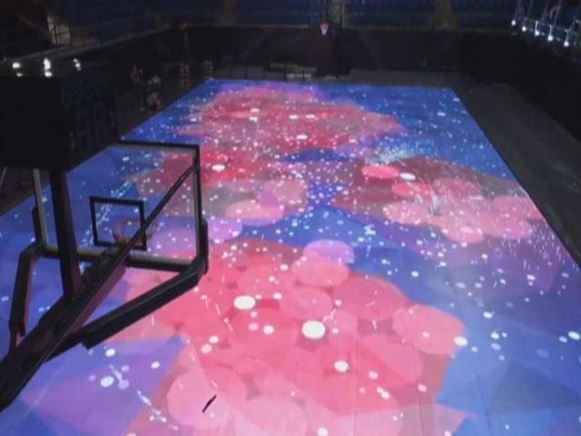 Nike запустила первую интерактивную площадку для баскетбола Nike запустила первую интерактивную площадку для баскетбола