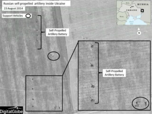 НАТО обнародовало спутниковые фото, подтверждающие вторжение российских войск