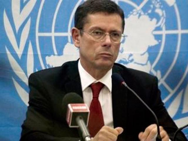 ООН настаивает, чтобы РФ согласовала "гуманитарные конвои" с Украиной ООН настаивает, чтобы РФ согласовала "гуманитарные конвои" с Украиной