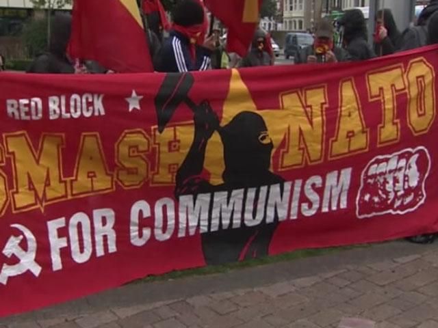 Антиглобалисты протестовали против саммита НАТО в Уэльсе (Видео)