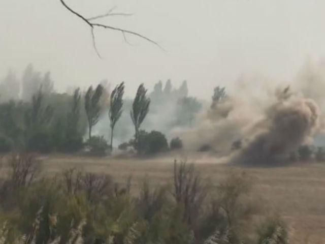 На подступах к Мариуполю артобстрел