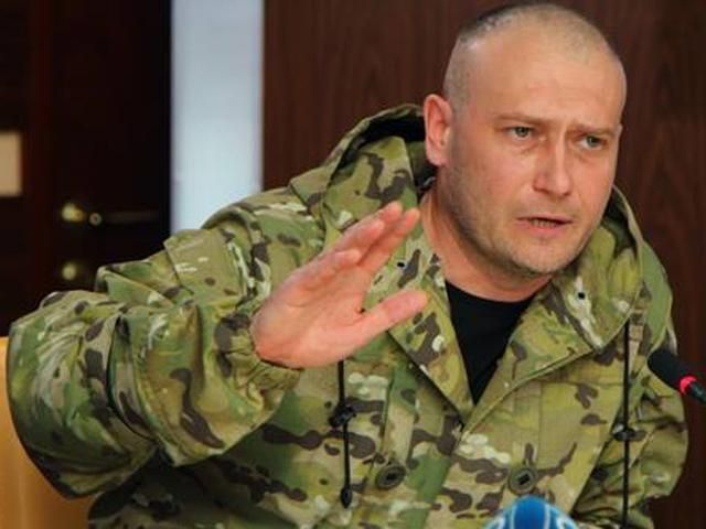 "Правый сектор" выполнит приказ о прекращении огня, — Ярош "Правый сектор" выполнит приказ о прекращении огня, — Ярош