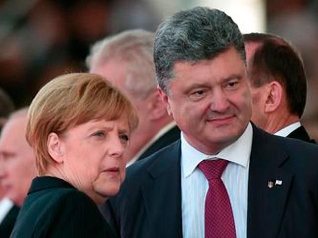 Порошенко посоветовался с Меркель относительно евроинтеграции Украины