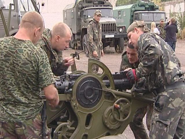 22-й Харьковский батальон получил зенитную установку 1952 года 22-й Харьковский батальон получил зенитную установку 1952 года