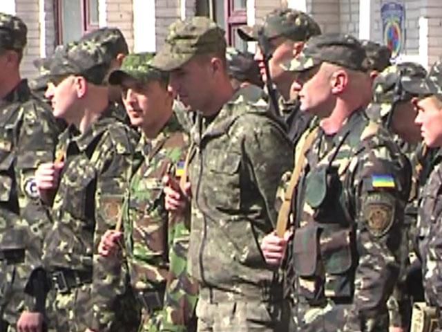 50 бойцов спецбатальона милиции "Винница" выехали в зону АТО 50 бойцов спецбатальона милиции "Винница" выехали в зону АТО