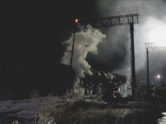 В Харькове взорвалась цистерна с нефтепродуктами (Видео)