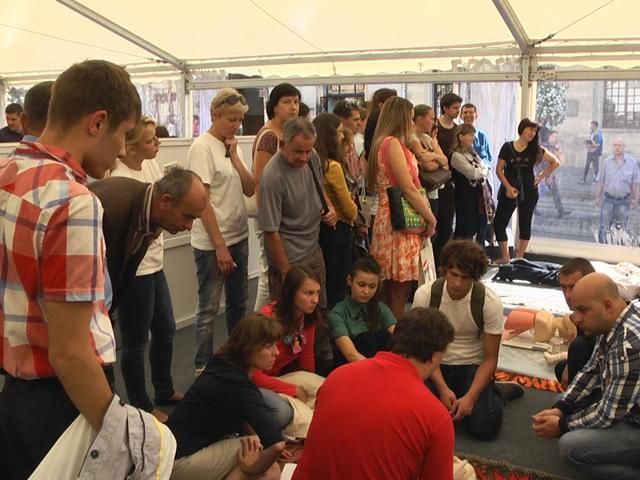 У Львові проводять курси "молодого бійця" (Відео) У Львові проводять курси "молодого бійця" (Відео)