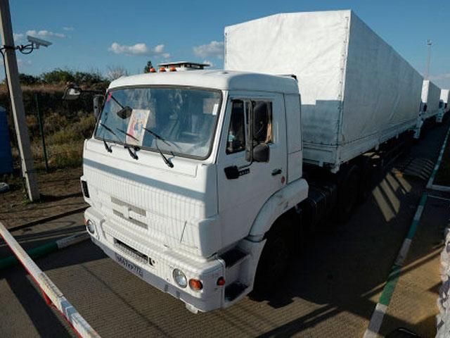 Російський “гумконвой” уже вивантажують в Луганську, — ЗМІ
