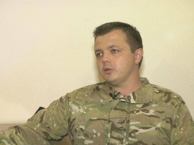 У політику йду не я, а весь склад батальйону "Донбас", – Семен Семенченко У політику йду не я, а весь склад батальйону "Донбас", – Семен Семенченко