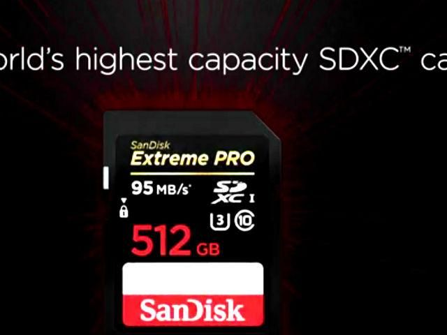 SanDisk представила самую большую в мире SD-карту