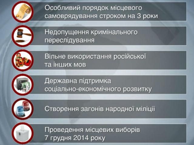 Парламент проголосовал за "особый статус" Донбасса и амнистию боевиков