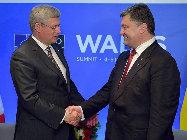 Порошенко договорился о подготовке проекта свободной торговли с Канадой Порошенко договорился о подготовке проекта свободной торговли с Канадой