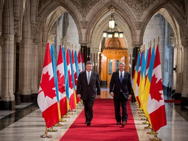 Визит Порошенко в Канаду в фотографиях