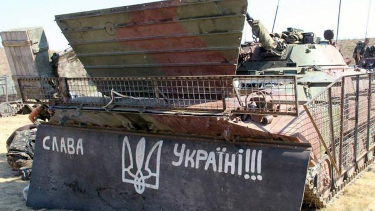 Украинские бойцы возвращаются в зону АТО