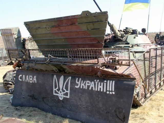 Украинские бойцы возвращаются в зону АТО