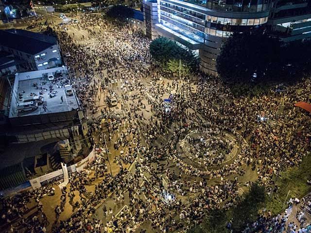 Масові протести у Гонконзі у фотографіях