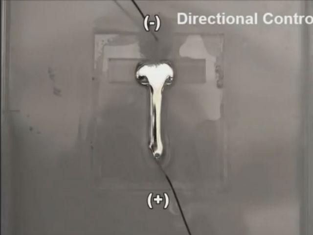 Ученые научились управлять жидким металлом