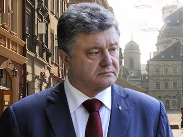 Прямая трансляция, Президент Петр Порошенко — во Львове