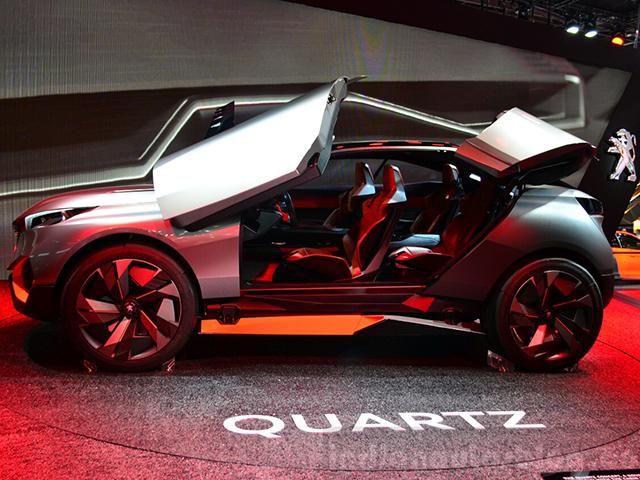 Компания Peugeot представила концептуальный спортивный кроссовер Quartz