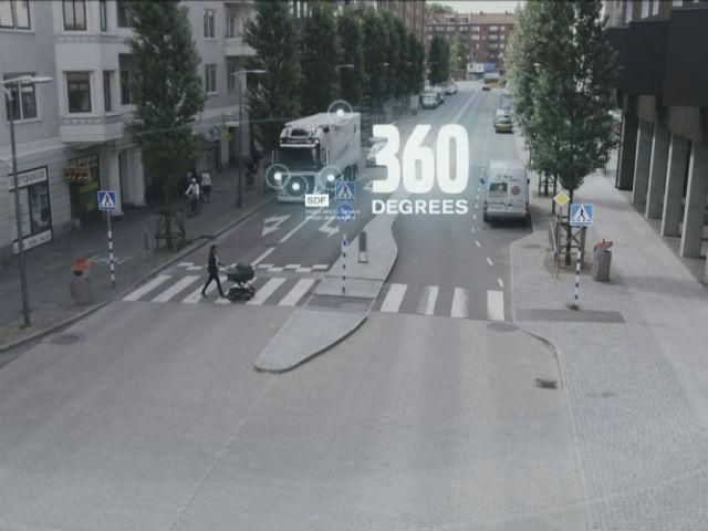 Нова технологія від Volvo Trucks сканує середовище довкола вантажівки Нова технологія від Volvo Trucks сканує середовище довкола вантажівки