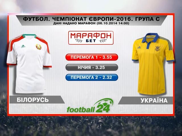 Матч дня: "Білорусь" проти "України" Матч дня: "Білорусь" проти "України"