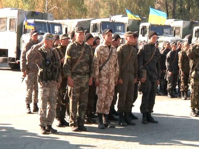 В Киевскую область вернулись бойцы 1-й бригады Нацгвардии (Видео)