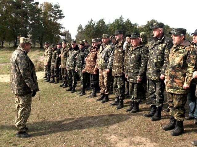 На Львівщині проходять військові навчання партизанів 