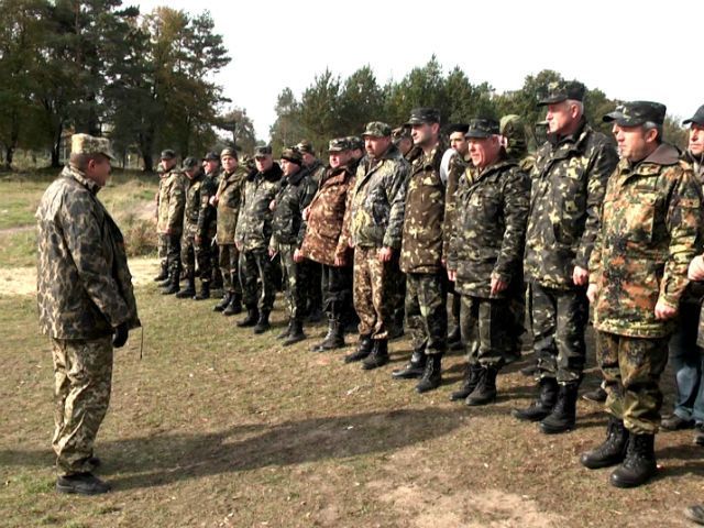 Во Львовской области проходят военные учения партизан