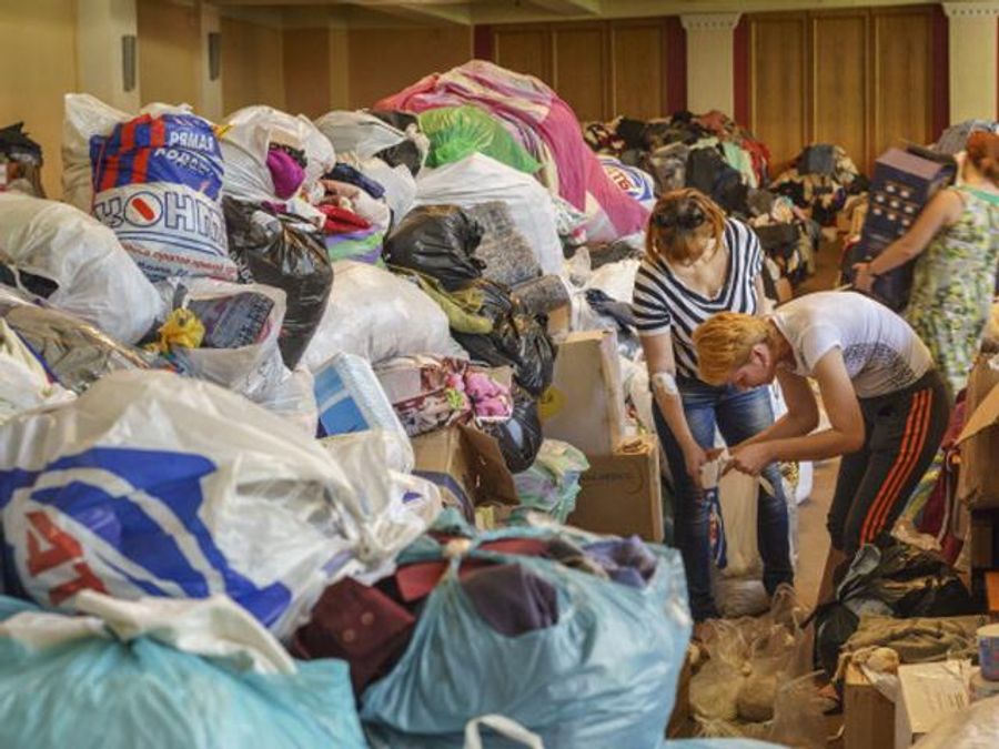 Карта беженцев с Востока и Крыма (Инфографика)