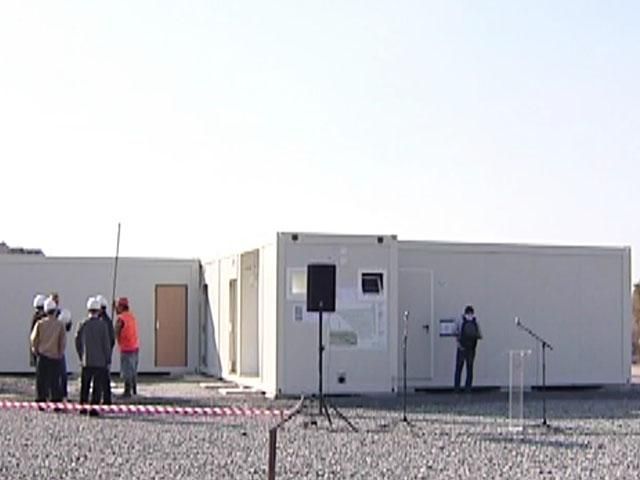 Перші переселенці отримали можливість проживання в модульному містечку Перші переселенці отримали можливість проживання в модульному містечку