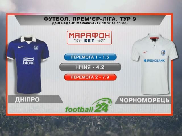 Матч дня: "Днепр" против "Черноморца" Матч дня: "Днепр" против "Черноморца"