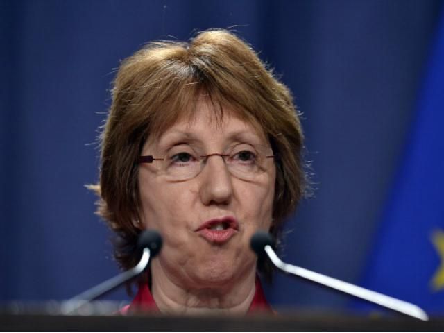 Ештон каже, що Євросоюз поки не змінив позиції щодо санкцій проти РФ Ештон каже, що Євросоюз поки не змінив позиції щодо санкцій проти РФ