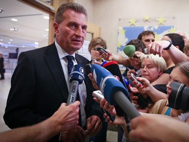 Еттінгер озвучив умови можливого газового договору між Україною та РФ Еттінгер озвучив умови можливого газового договору між Україною та РФ