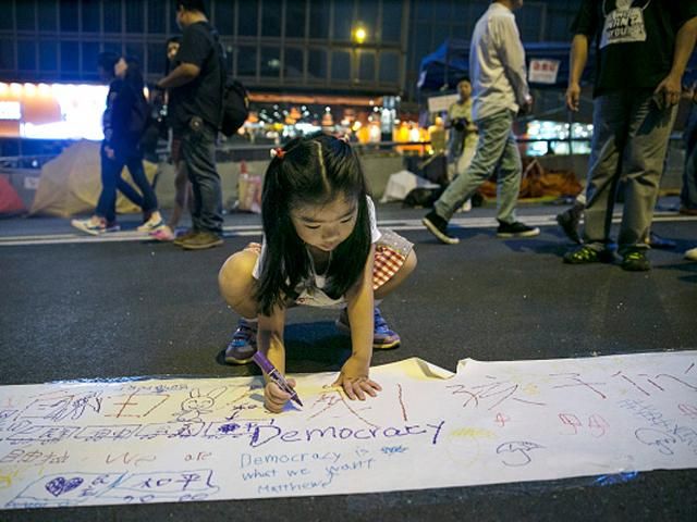 Життя протестувальників у Гонконгу (Фото)