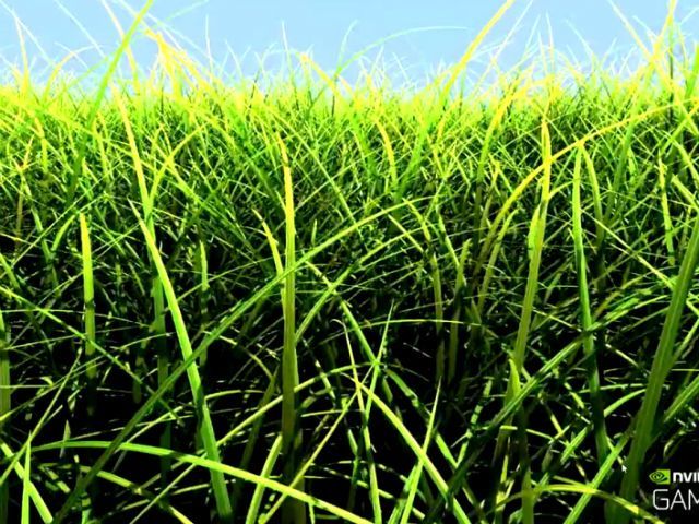 NVIDIA представила технологию, которая создает огромное количество травинок