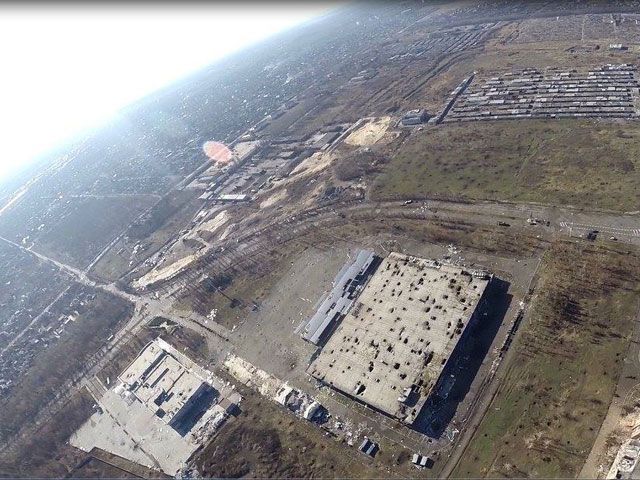 Донецкий аэропорт с высоты птичьего полета (Фото)