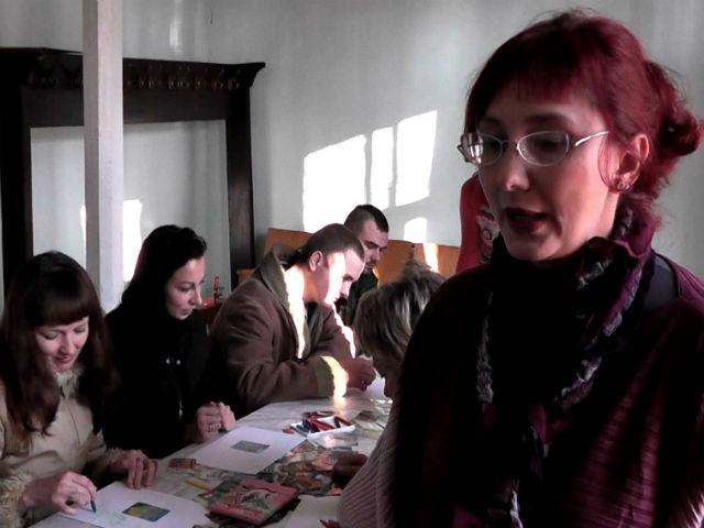 У Житомирі бійців АТО від психологічних травм лікують арт-терапією