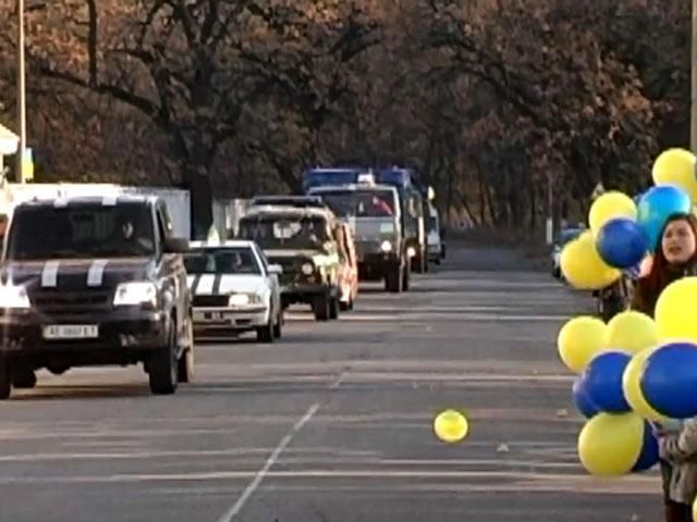 В Днепропетровскую область вернулись бойцы 20-го батальона теробороны (Видео)